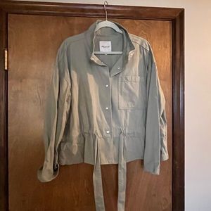 Madewell jacket, NWT, pale olive/moss green, XL